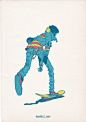 Gerhard Human滑板插画作品欣赏