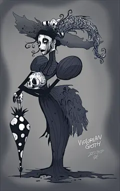 victorian goth by hakutooon on DeviantArt