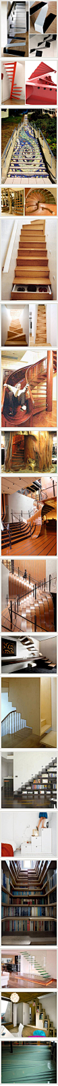 创意家居装修设计：【超酷的楼梯设计，喜欢的可以来借鉴一下】