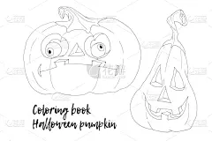 卡通,黑白图片,轮廓,白色,书,蔬菜,十月,怪异