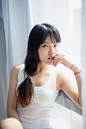 早安美女系列 清新无暇美女居家写真