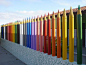 Rainbow Fence | Basic school in brazilian interior, Reconcav… | Flickr