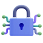 Network Security 3D Icon