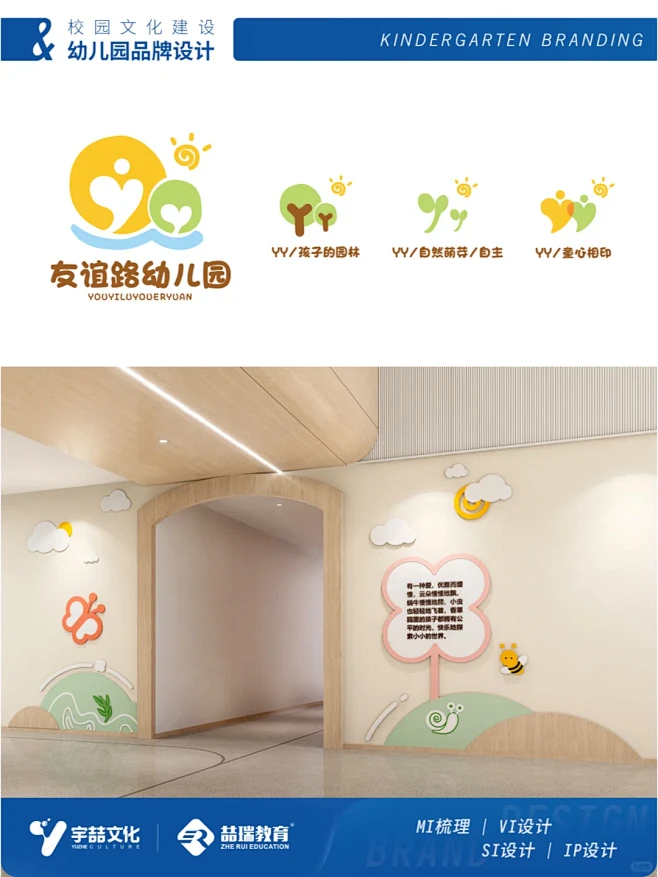 让孩子成为自己|幼儿园文化墙设计 - 小...
