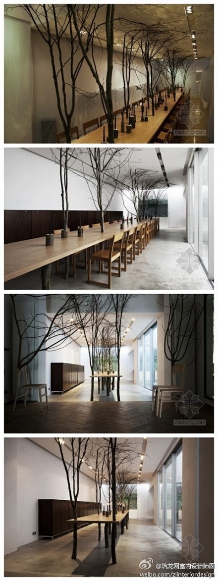筑龙网室内设计师圈：童话般的树木桌~设计...