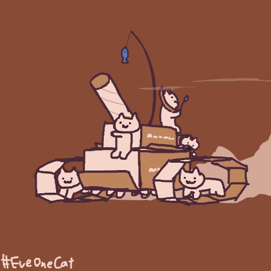 #EveOneCat# 一组喵星人动图让...