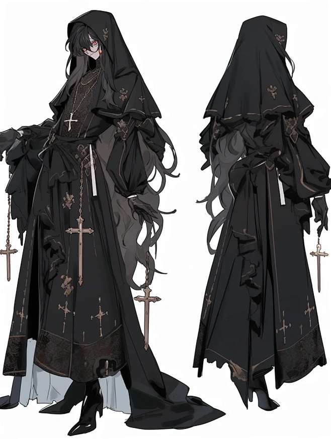 角色｜牧师｜哥特服饰