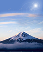 富士山海报背景 免抠png 设计图片 免费下载 页面网页 平面电商 创意素材
