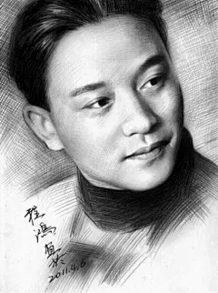 铅笔画 艺术 人物 素描 彩绘 手绘 插画 唯美 个性 创意 爱上微杂志