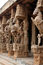 Architectural details at Sri Ranganatha Temple, Tamil Nadu, India (by Judith Knibbe).
