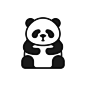 熊猫标志logo矢量图设计素材