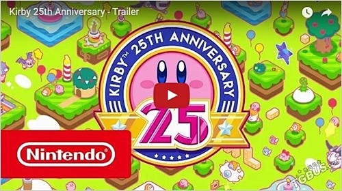 《星之卡比》25周年回顾PV 粉红恶魔的...