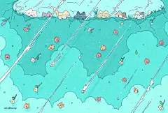 可爱插画ipad壁纸[桃花]

画师：ang_bbang ​​​