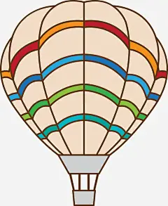 空中的热气球高清素材 黄色 设计图片 免费下载 页面网页 平面电商 创意素材 png素材