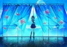 =3= 二次元 插画 美 动画 游戏 壁纸 美男 美女 古风 唯美 线稿 Q版 幻影 头像 水墨 花 小清新 蓝色
