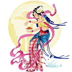 中秋节之嫦娥奔月,GIF图标,PNG图标_模板王