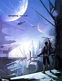 LIPENGFENG  的插画 太空人？？
