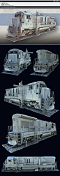 Locomotive by Lukasz Michalczyk | Transport | 3D | CGSociety