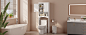 Over Toilet Cabinet White