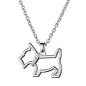 $2.70/1  Valentine's Day Gift Crystal Hollow Dog Pendant Necklace Animals Jewelry for Women(China (Mainland))