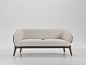 Contemporary sofa / fabric / in wood / leather - SAVILE ROW by Alessandro Dubini - I 4 Mariani