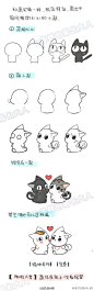 【技能帖】#网事聚焦#达人教你怎么快速画出可爱的动漫萌物，超级实用，赶紧get√起来~~图据网友