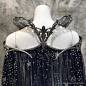 Fantasy Starry Collar Cloak ~ Wicca Cape Witch Outfit Celestial Bridal Elven Gothic Pagan Medieval Dress Cape ~ Venice Carnival Ball Costume : This listing is for the navy blue starry cape with beautiful plastic silver collar. It’s not 3D printing. The co