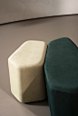 Beki leather pouf | Baxter : Discover Beki, the unique leather pouf with a contemporary personality