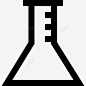 烧瓶16学校线性图标 平面电商 创意素材
