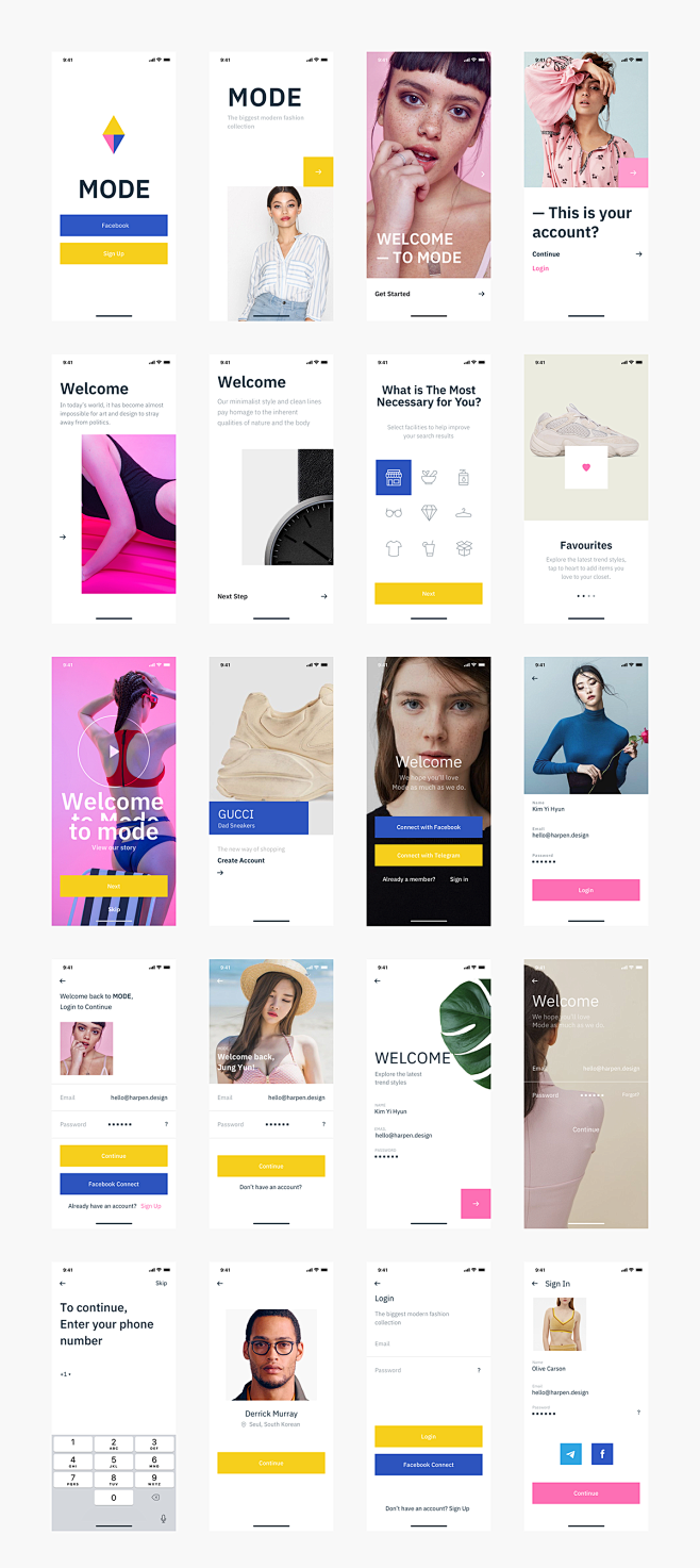 Mode UI Kit on Behan...