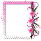 【PNG◆素材】作图专用素材【六】浪漫花语PNG边框{1} - 佳人有约【飞飞】 - 网易博客素材、教程、代码基地