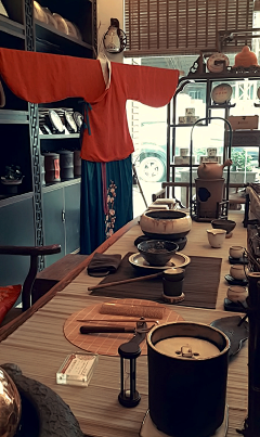 紫裙蓝调采集到茶语茶席