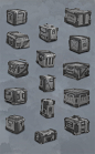 concept sketches, Anton Bakhmat : lootbox for space traveler, and a pass in dworfen ruins
simple and dirty. I know.