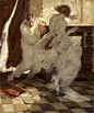 Dean Cornwell 美国插画和壁画家（1892年- 1960年） - 守着肉骨头的狗 - 坚守着守望的博客