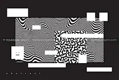 100款艺术抽象潮流现代多边形酸性几何图形背景底纹国外设计素材下载_颜格视觉