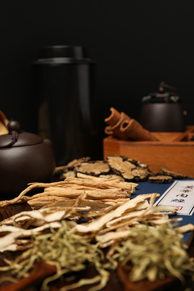 太子参孩儿参中药材中草药中药摄影图