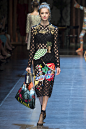 Dolce & Gabbana Spring 2016 Ready-to-Wear Fashion Show : See the complete Dolce & Gabbana Spring 2016 Ready-to-Wear collection.