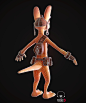 Daxter - WIP2, Yasmin Down : Been working on my Daxter model on and off for the past couple of weeks. He still needs his teeth and tongue finished before I send him off to be rigged, but here's a Marmoset render of him so far (with some additional help fr