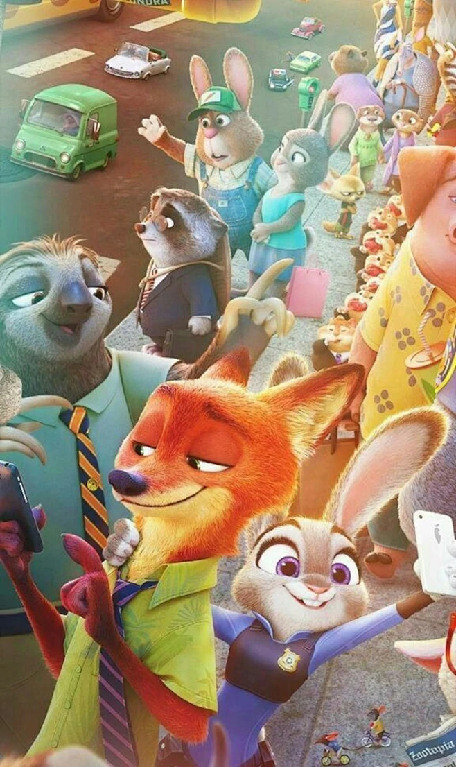 zootopia 疯狂动物城～ 狐兔cp 狐尼克＆兔朱迪 兔子 狐狸-花瓣网