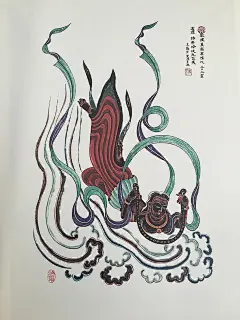 宝贵的文化遗产——敦煌壁画复原图之圣与灵_网易订阅