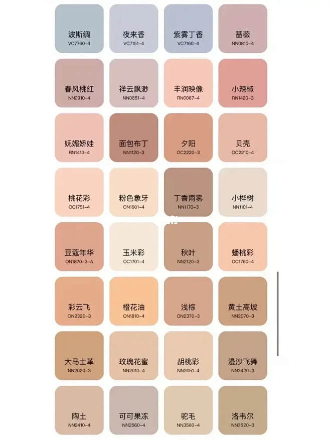 百种色号起名创意