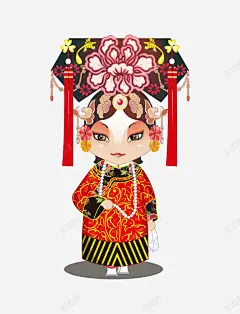 戏剧四郎探母人物矢量图高清素材 元素 设计图片 免费下载 页面网页 平面电商 创意素材 png素材