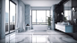 Stun Classic Modern Bathroom Design A Stunning 3d Visualization Backgrounds | JPG Free Download ...