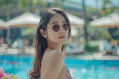 夏日清新人物摄影