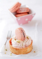 Raspberry Mousse Tartelettes & Pink Macarons#吃货##赏味期限##美食#