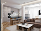 豪华舒适的原木色现代风格公寓设计效果图2014欣赏
