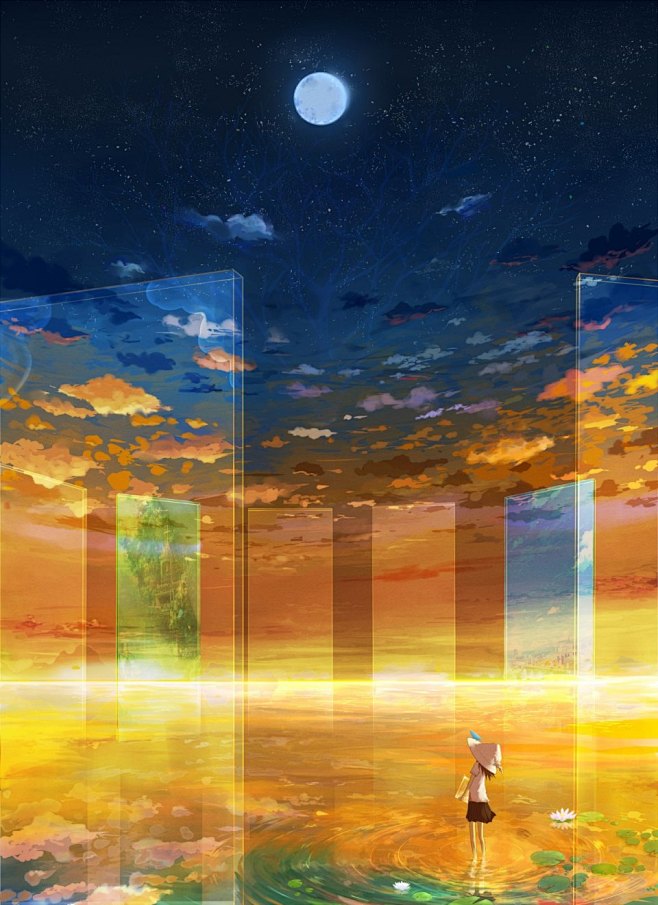 画者：真不真，现实而未实，观智叟，窥泯童...