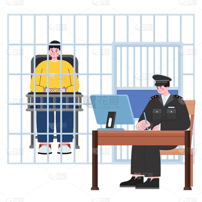 SVG-扁平套系公共服务-警察