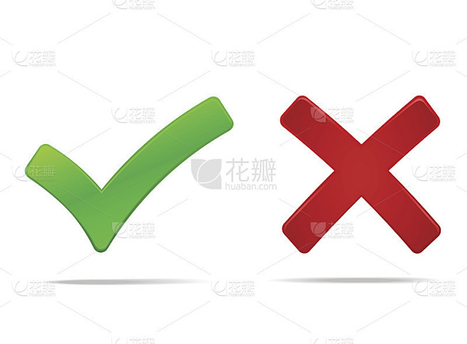 打叉标记