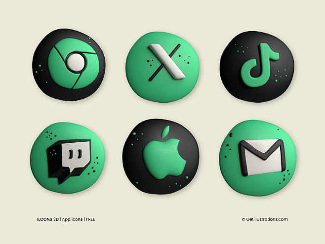 ilcons 3D App icons ...